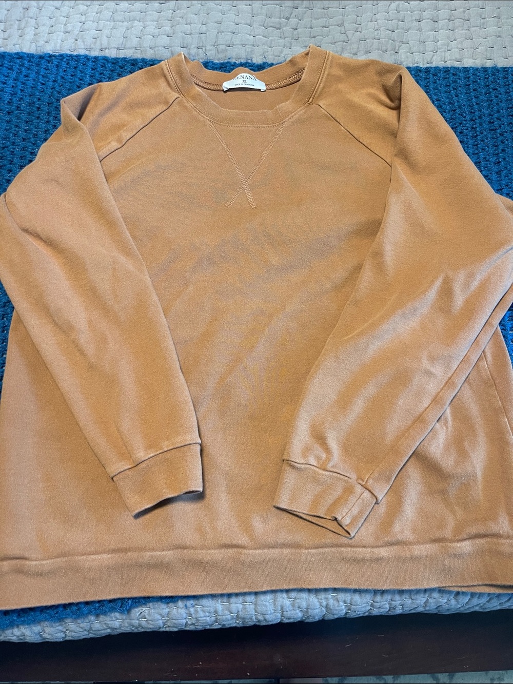 Classic Women’s Crew Sweatshirt in Camel